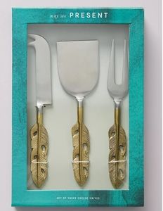 Anthropologie Isabella Cheese Knives, set of 3